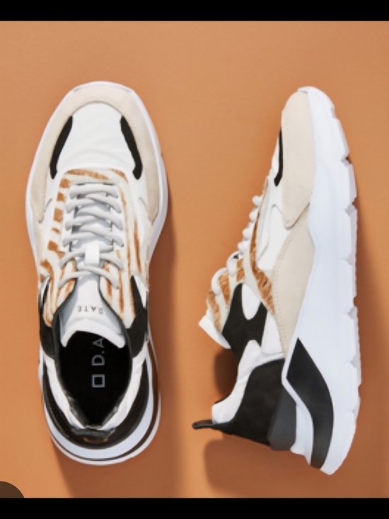 D.A.T.E. Shoes - Antropologie - D.A.T.E. Fuga Animalier Zebra Sneakers